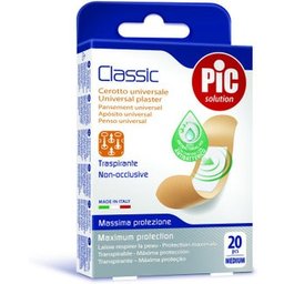 PiC Classic Pansement adhésif avec bactéricide 19x72mm 20uds 20uds