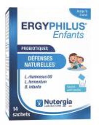Ergyphilus Enfants Probiotiques Défenses Naturelles14 Sachets - Boîte