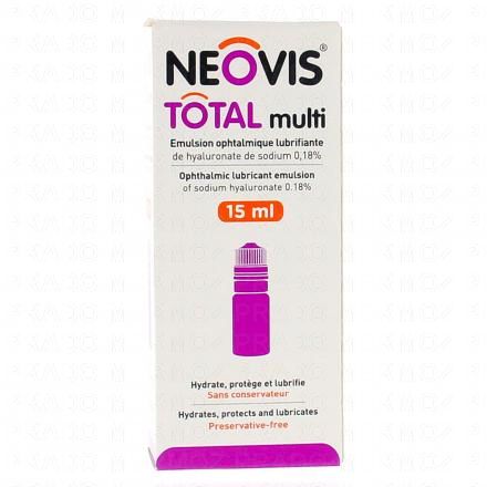 NEOVIS Total multi Emulsion ophtalmique lubrifiante flacon 15ml