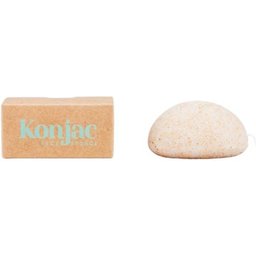 Konjac Éponge Visage Exfoliant Naturel Noix 7g