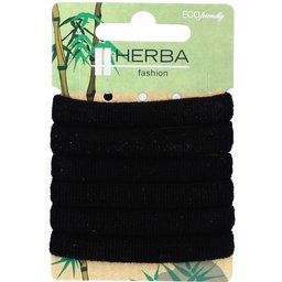 Herba Fashion Élastique à cheveux Ø5cm Noir