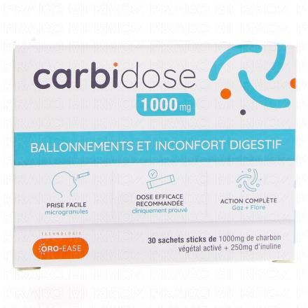 Carbidose 1000mg boite de 30 sachets