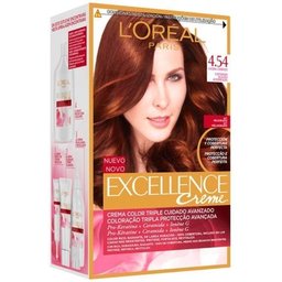 Set Excellence Creme Tint 454 Auburn Auburn Auburn Auburn Copper
