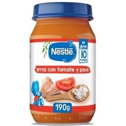 Nestlé Pot Riz à la Tomate et Dinde Bio 190g