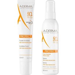 Pack Protect SPF50+ Fluido Solar Invisible 40ml + Spray Solar 200ml