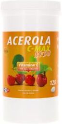 Acérola c-Max 1000 - 120 Comprimés - Boîte 120 comprimés de 1000 mg