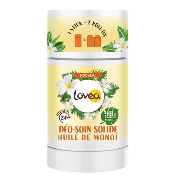 - Déo - Soin Solide - Déodorant - Huile De Monoï - Efficacité 24h 50g