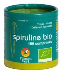 Spiruline Bio 180 Comprimés de 500 mg - Boîte 180 comprimés