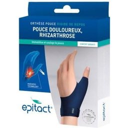 Epitact Orthese Pouce Rigide Repos Marine Gauche TL 1ut