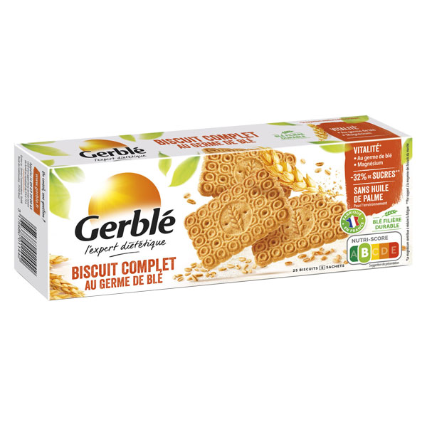 Vitalité Biscuit Complet au Germe de Blé 210g
