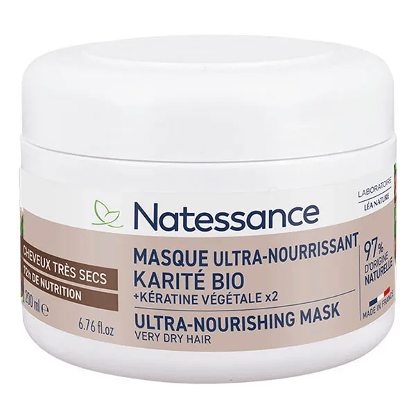 Natessance, Masque capillaire karité 200ml