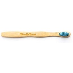 Brosse à dents pour enfants en bambou bleu ultra doux