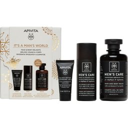Pack It´s Man´s World Crema antiarrugas 50ml + Gel limpiador 50ml + champú 250ml