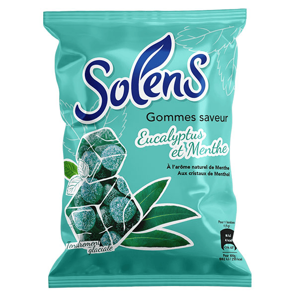 Gommes Eucalyptus & Menthol 100g