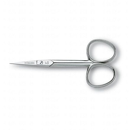 3 CLAVELES Ciseaux ongles droit 4''- 10 cm