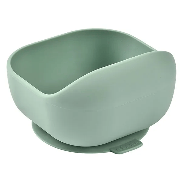 Bol silicone ventouse vert sauge