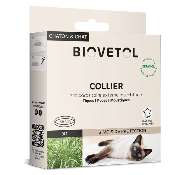 Collier Anti puce anti tique pour Chat