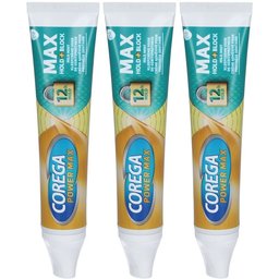 Corega Power Max Crème adhésive pour prothèses dentaires - Max Hold + Block