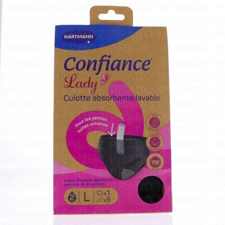 confiance - Culotte absorbante lavable x1 taille l