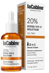 Monoactives 20% Super Vit-C Solution 2en1 Serum Cream 30 ml - Flacon compte goutte 30 ml