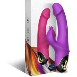 Meteror Gode Vibrateur Rabbit Rotator Violet 1ut