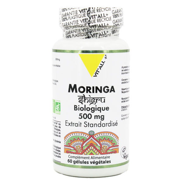 Moringa 500mg Bio 60 gélules végétales