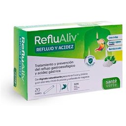 Sante Verte Reflualiv Reflux et Brûlures d'Estomac 20x10ml