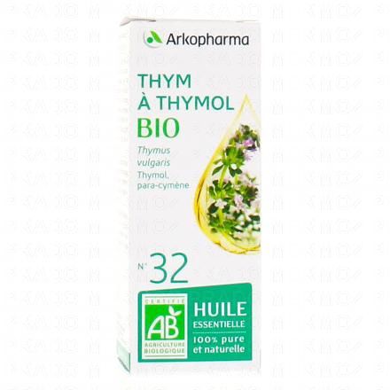 Arkoessentiel - Huile essentielle de Thym à thymol N°32 Bio flacon 5ml