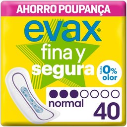 Compresas Thin and Safe Normal No Wings 40 pcs