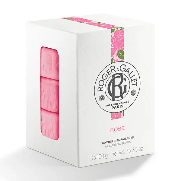 Roger & Gallet Rose Coffret Savon Bienfaisant 3 x 100g
