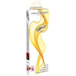 Sheer® Dams Digues Dentaires Saveur Fraise 4 Unités