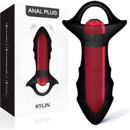 Kylin Vibrateur Thimble Anal Plug Télécommande Noir 1ut