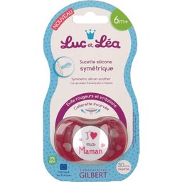 Sucette +6 mois Symétrique J'aime ma Maman