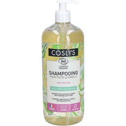 Coslys® shampooing familial aloe vera bio tous types de cheveux flacon pompe