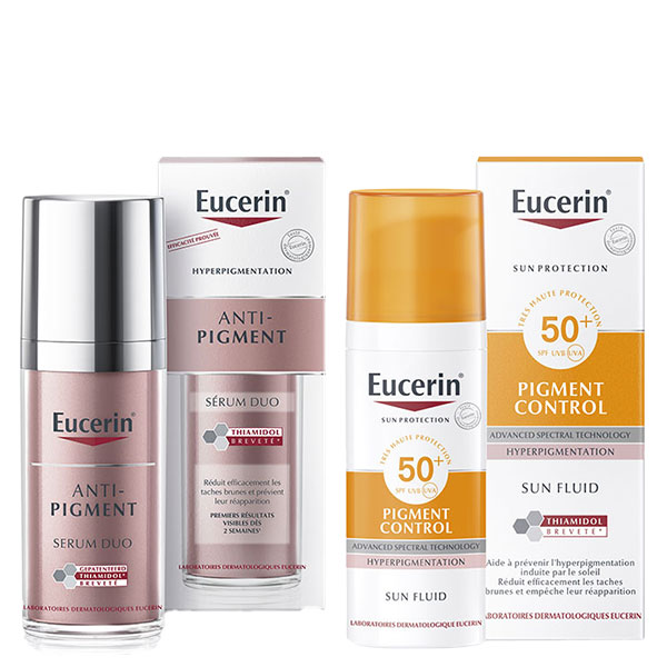 Anti-Pigment Sérum Duo 30ml + Sun Pigment Control Fluide SPF 50+ 50ml - Duo Anti-Taches Brunes