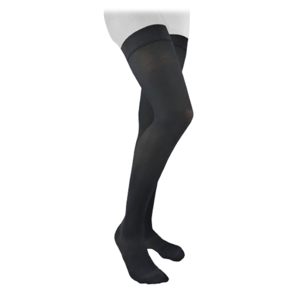 Coton Homme Bas Auto-Fixants Classe 2 Normal Taille 4 Noir