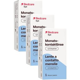 Redcare Eye Lentille de contact mensuelle -1.5 dioptries