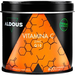 Aldous Vitamina C con Zinc y Coenzima Q10 400comp