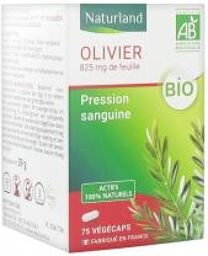 Complément Alimentaire à base d'extrait de feuille d'olivier biologique en Végécaps - 75 capsules végétales - Boîte 75 végécaps