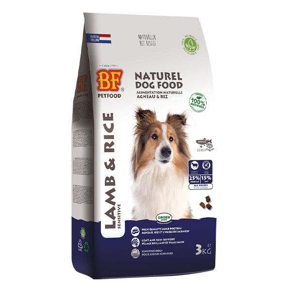 Croquettes Agneau & Riz Sans Blé pour chien 3kg