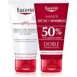 Eucerin® Crème pour les mains peau sensible 2x75ml