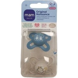 Original Naissance Sucette Silicone 0-2 Mois 2 Unités
