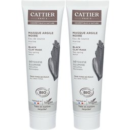 Masque à l'argile noire Bio
