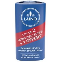 Soin des Lèvres Cire d'Abeille 3x4g