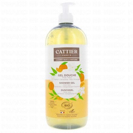 Gel Douche à l'Aloe Vera Parfum Clémentine, Fleur d'Oranger 1L