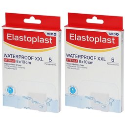 Elastoplast MED Pansements Waterproof XXL 8 x 10 cm