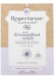 Mon Démaquillant Solide Visage et Yeux Bio 25 g - Boîte 1 pain de 25 g