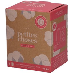 LES Petites Choses Serviettes hygièniques en coton bio Maxi