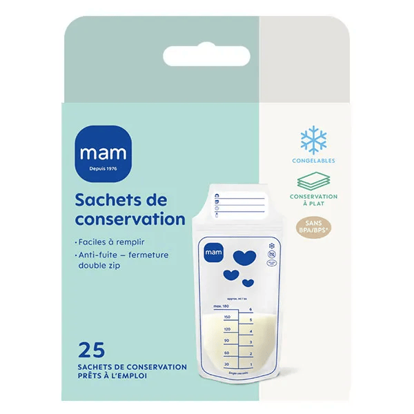 Sachets de conservation 180ml X25