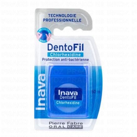 Dentofil chlorhexidine fil dentaire antibactérien 50m